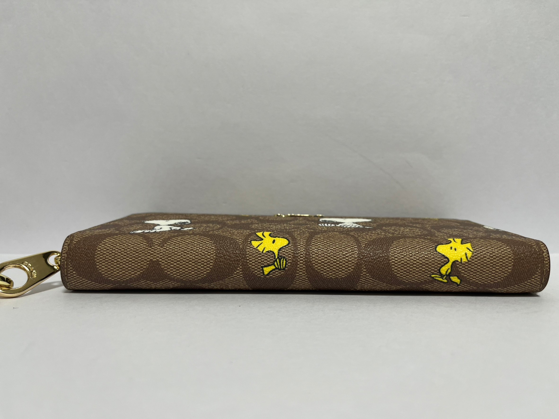 CE705 COACH X PEANUTS ロング ジップ アラウンド ウォレット